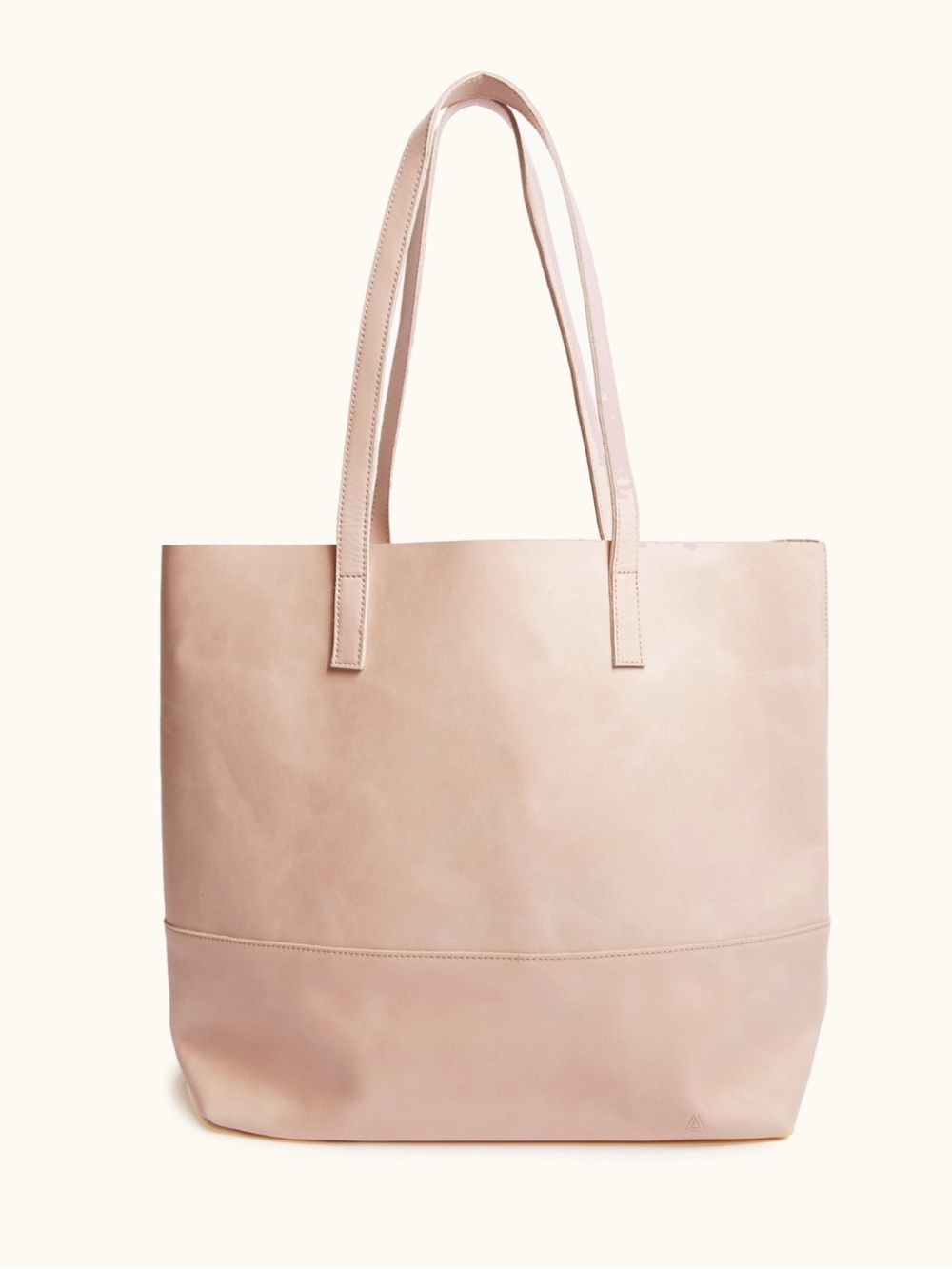 Classic Leather Tote Bag in Blush